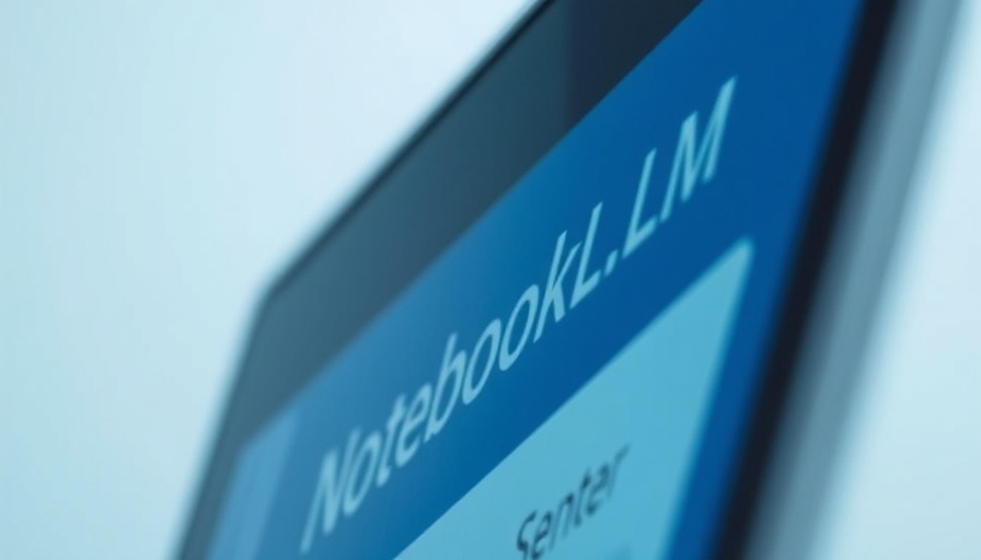 Close-up of NotebookLM interface on digital screen.