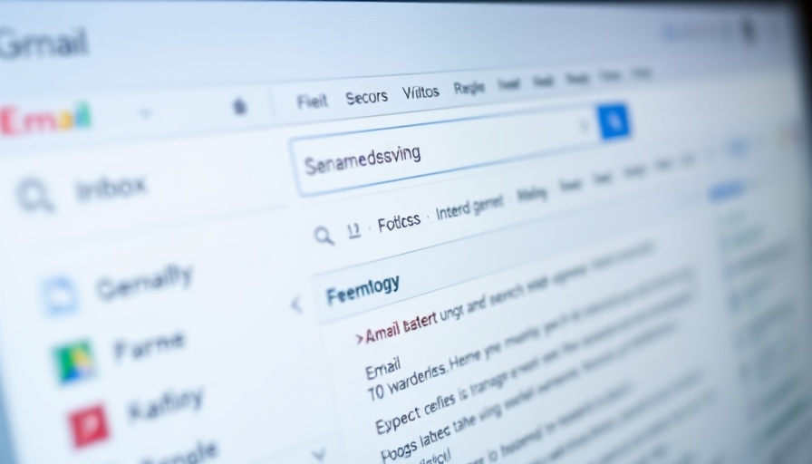 AI-powered search in Gmail interface close-up view.