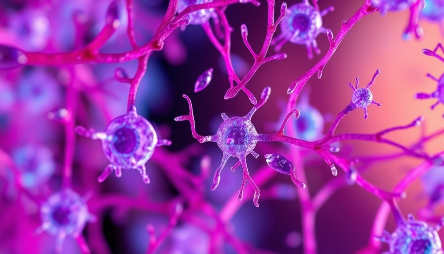Microscopic view of human retinal stem cells repairing vision loss.