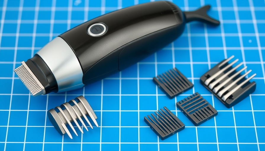 Best pubic hair trimmers for digital nomads displayed with accessories.