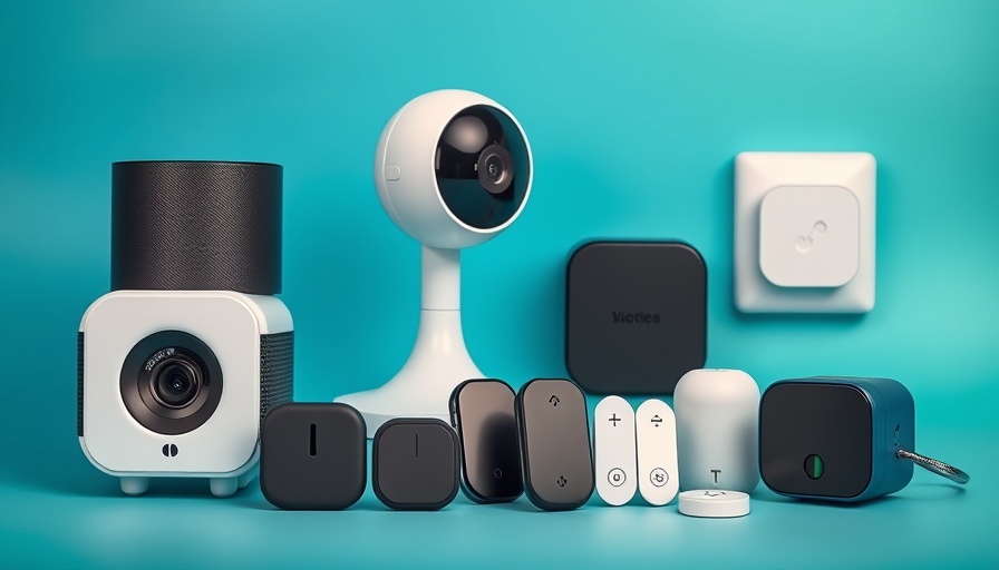 Affordable tech gadgets under $50 on a gradient background.