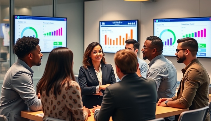 Business team discussing franchise loyalty programs in a conference room.
