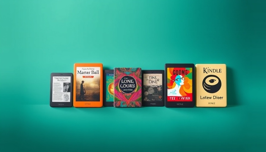Colorful Kindle e-book covers for free Amazon Prime reads.