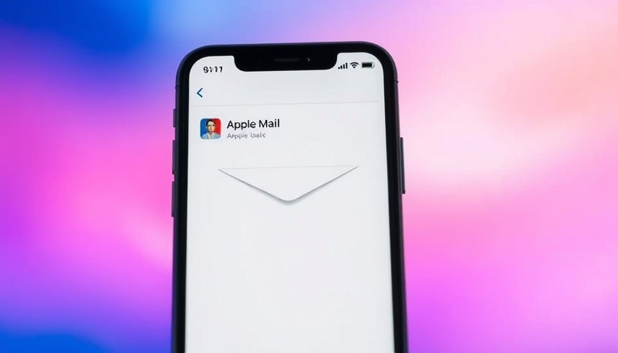 Restore Minimal Apple Mail Layout on smartphone with clean inbox.