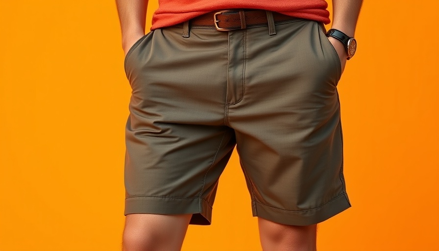Casual green men's shorts, Best Men's Shorts for Digital Nomads.