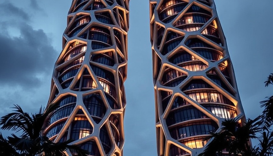 Concrete exoskeleton wraps skyscraper in Brazil by Triptyque and Architects Office
