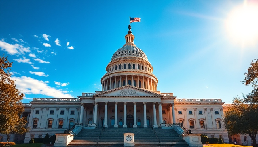 U.S. Capitol building under blue sky related to tax benefits for family physicians.
