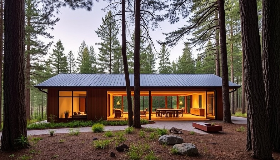 Swatt + Partners tucks Moss Rock home office into woodsy site in California