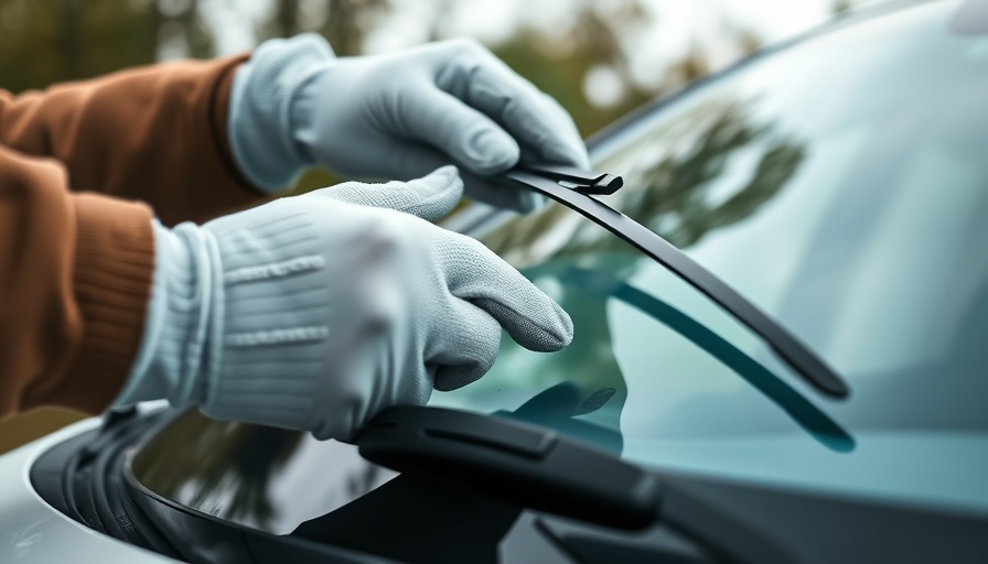 Close-up of hands performing essential vehicle maintenance tasks.