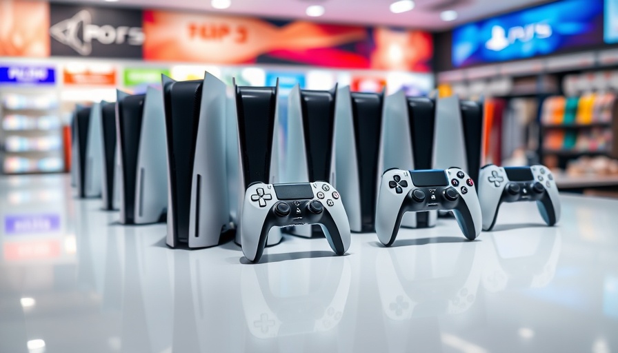 PS5 price increase highlighted with PS5 console and controller display.