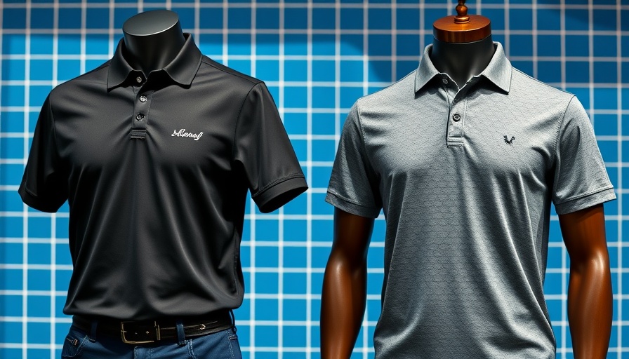Stylish golf shirts for digital nomads in sleek black and classic grey.