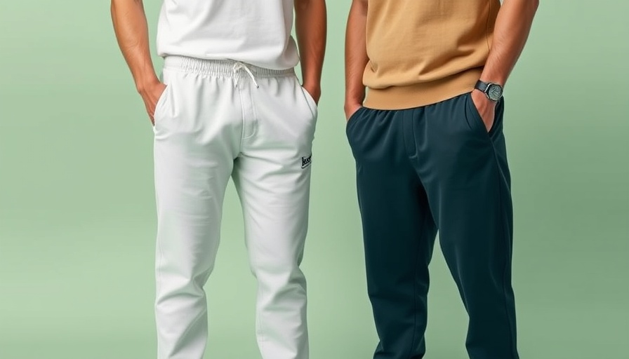 Vuori vs Lululemon joggers comparison, two men showing different jogger styles.