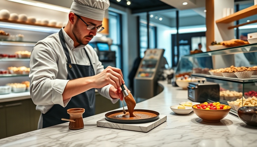 Confectioner in a candy shop demonstrating Kilwins franchise expansion plans