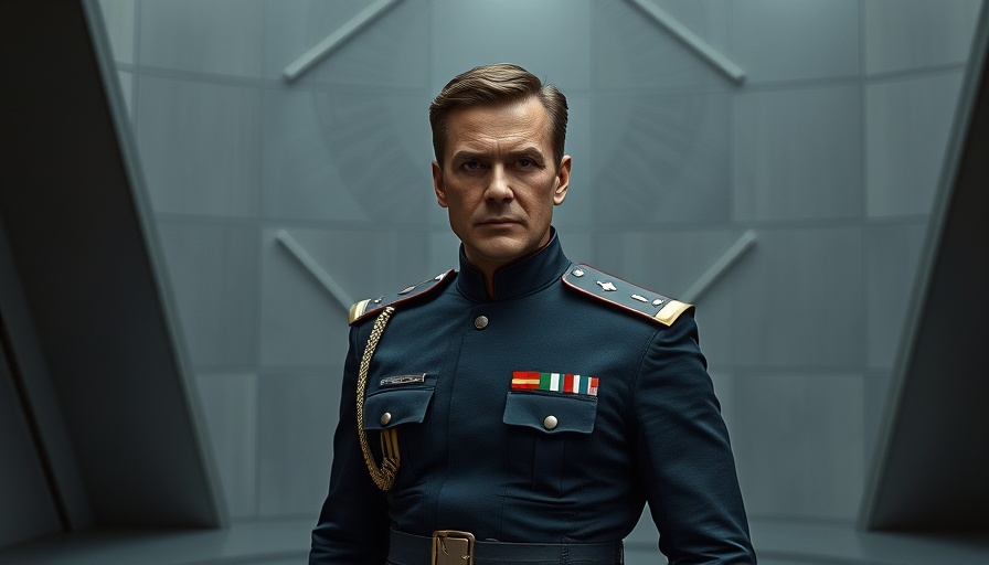 Orson Krennic in Andor Season 2, futuristic setting.