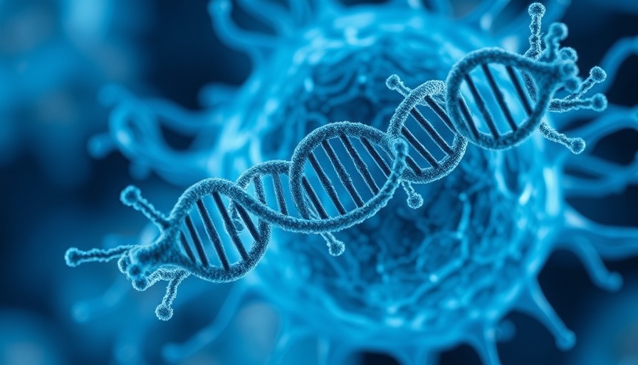 Cell with druggable cancer target RNA-binding proteins in blue environment