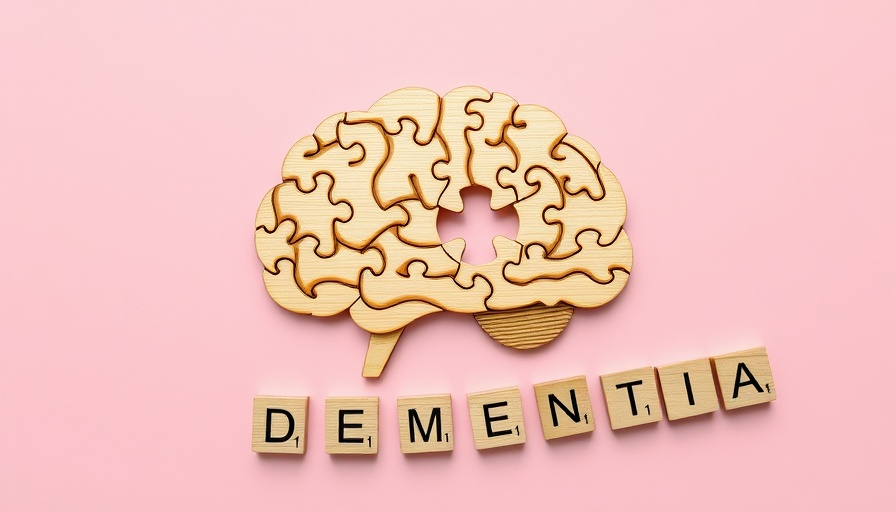 Wooden brain puzzle with missing pieces on pink background, representing U.S. dementia costs 2025.