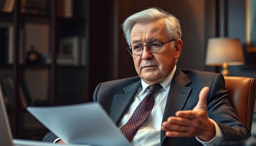 Distinguished elderly man discussing franchise operational excellence.