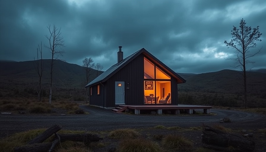 "Moody and dramatic" off-grid cabin features in today's Dezeen Debate