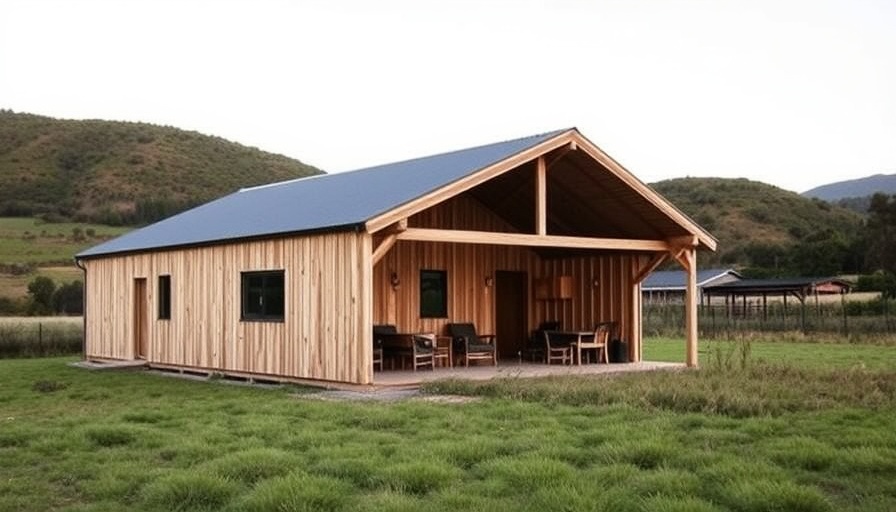 Agricultural sheds inform "unfussy and honest" home in New Zealand