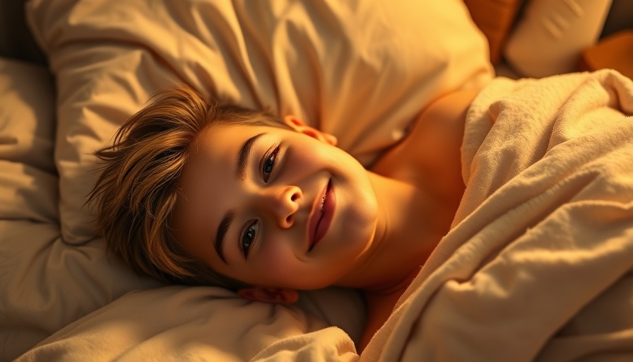 Young person smiling warmly in bed, cozy ambiance, The Last of Us Season 2.