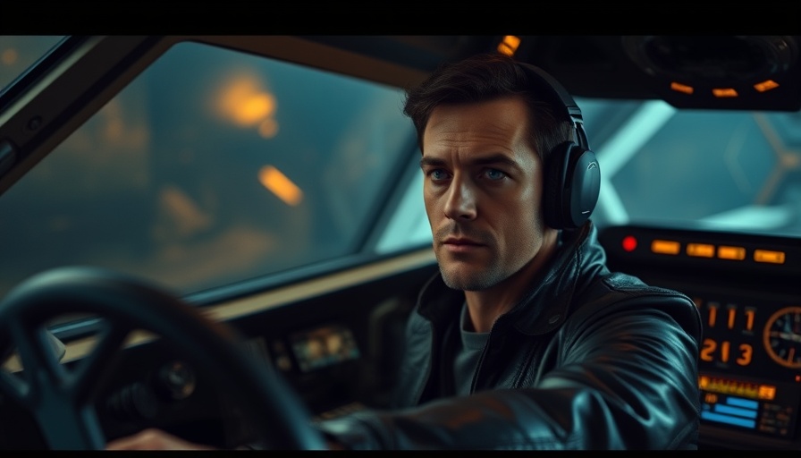 Intense pilot in spaceship from Andor Season 2 scene.
