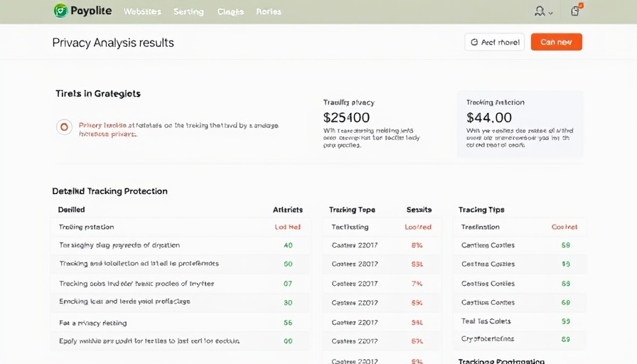 Cover Your Tracks webpage showing online privacy protection results.