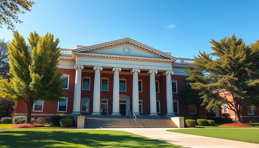 University building illustrating impact on international students during Trump administration.