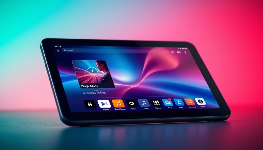 Budget Android Tablet for $75 displaying music playlist interface.