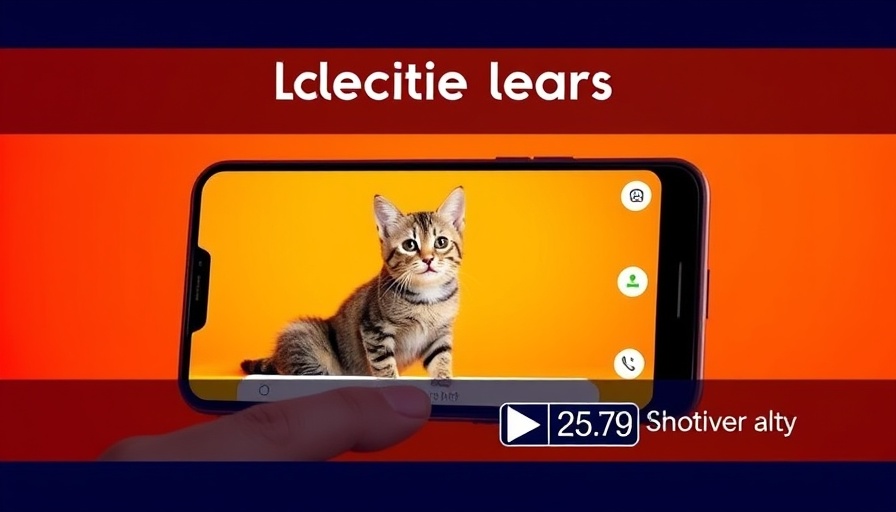 Qlango language learning app on smartphone with cat exercise.