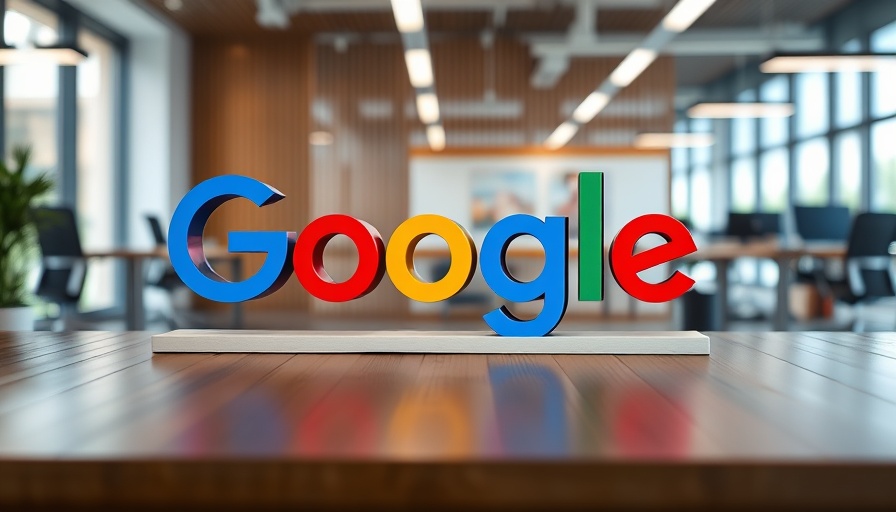 Google logo on wooden slat, symbolizing compliance.