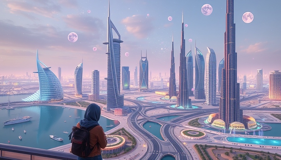 Students at American University in Dubai envision a surreal future for the city
