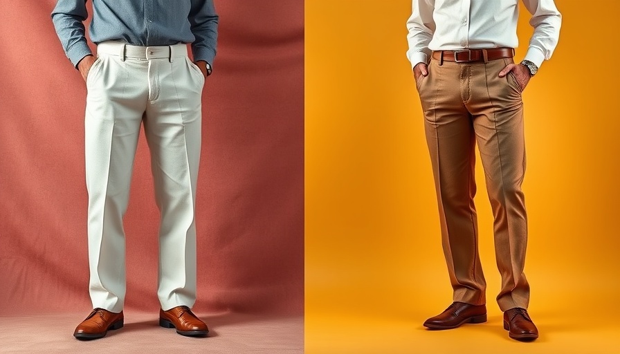 Elegant men's linen pants in white and beige styles