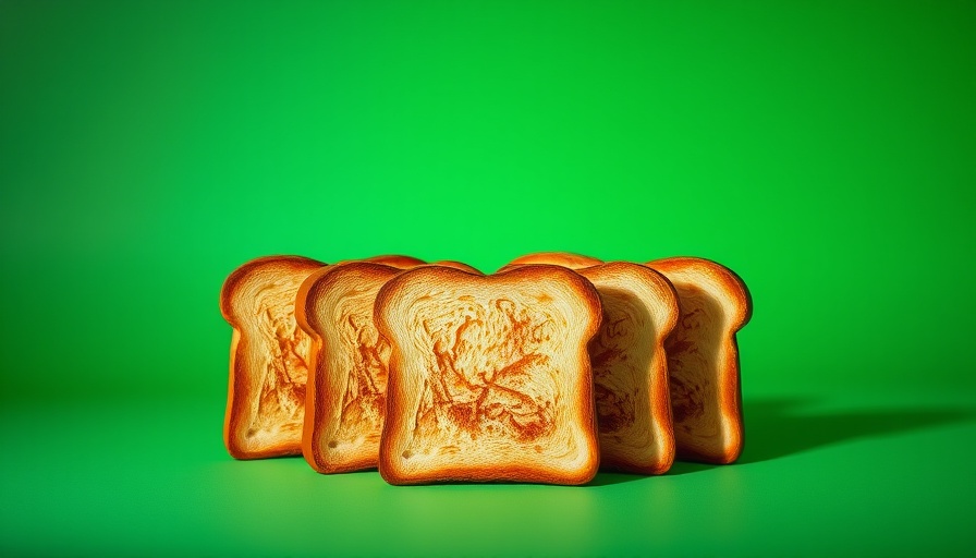 Slices of toast representing net carbs explained visually for health enthusiasts