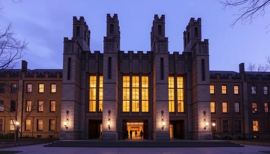 Yale School of Architecture tops ceremonial mace with mini brutalist building