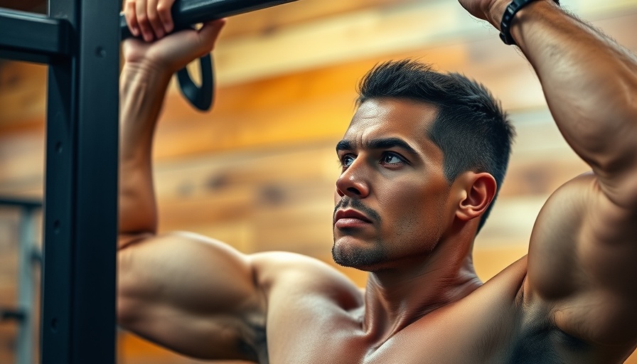Streetlifting athlete performing a pull-up with support in a gym.