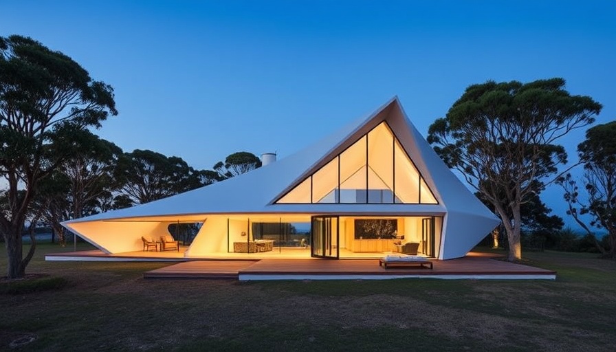 Alexander Symes Architect reworks kite-shaped Cake House on Australian coast