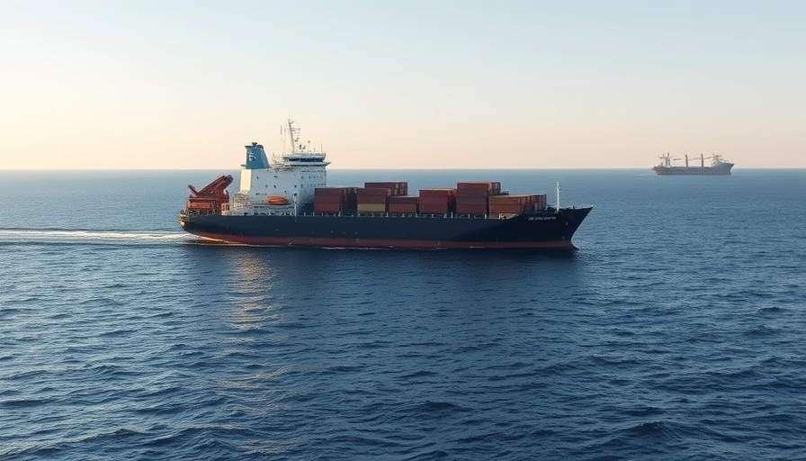 Large cargo ship representing rising insurance prices for shipping.