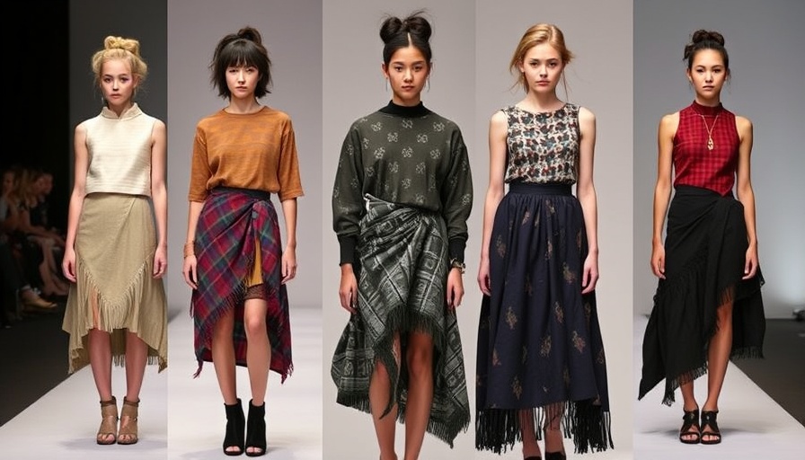 Fashion collection that merges a kilt with sarong among projects from New Designers