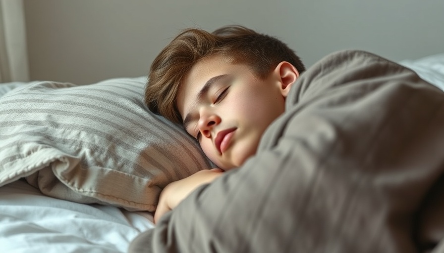Young adult resting with a blanket, soft lighting, sleep monitoring.