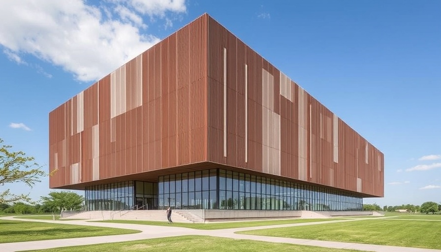 Rafael Viñoly Architects lofts monolithic metal volume for military museum in Texas