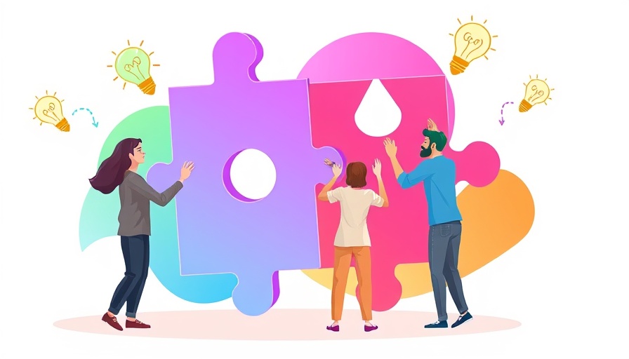 Colorful illustration of teamwork for franchise recruitment strategies.