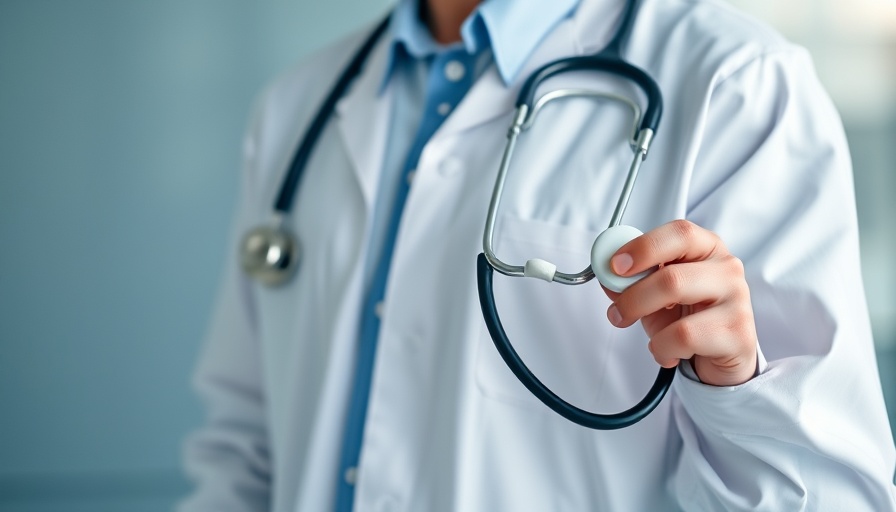 Healthcare expert with stethoscope; optimizing cloud costs in healthcare.