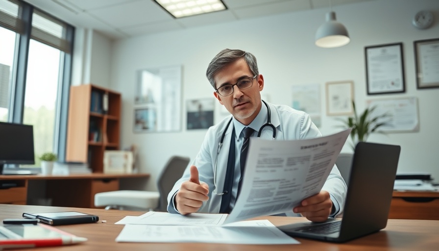 Concierge medical practice regulations discussed in a modern office setting.