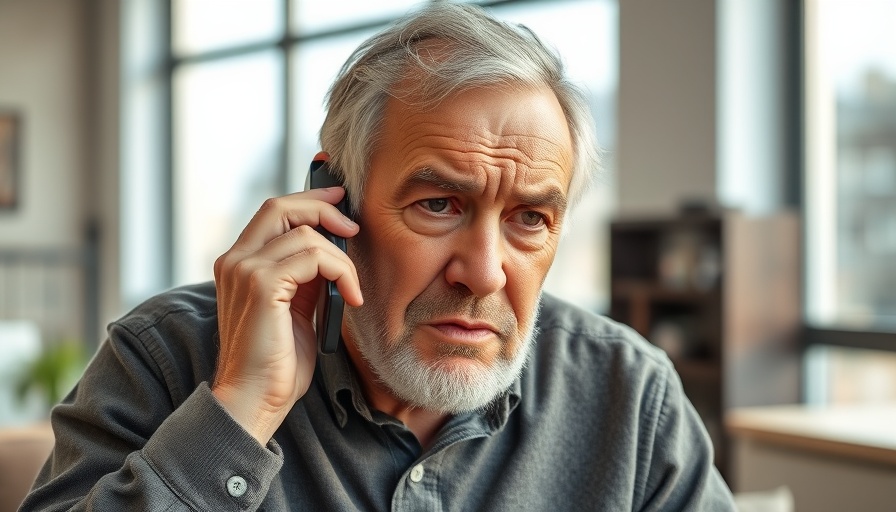 Unhappy franchisees insights: frustrated man on phone indoors.