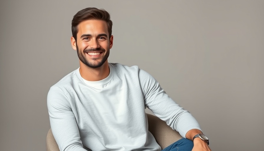 Modern man smiling, embodying facial rejuvenation benefits.