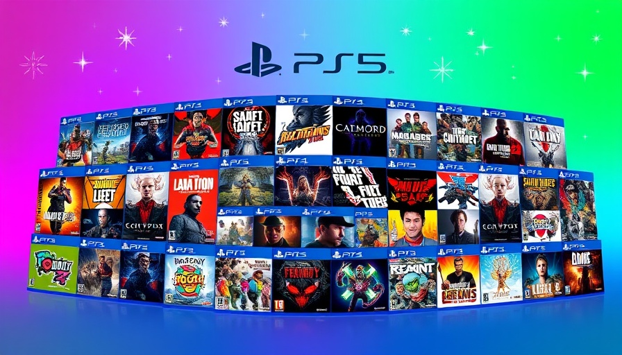 Prime Day gaming deals: PS5 game collection displayed in vibrant collage.