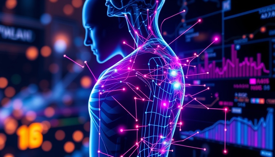 Futuristic concept of AI and light biosensor for cancer diagnosis.