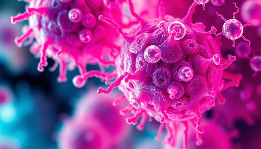 Microscopic view of nontuberculous mycobacterium cells.