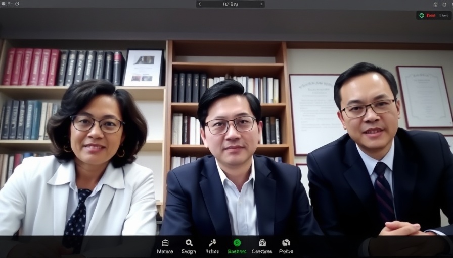 Three professionals in virtual meeting on concierge medicine growth strategies.