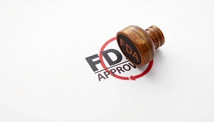 FDA approved stamp showing quality assurance in medical practice.